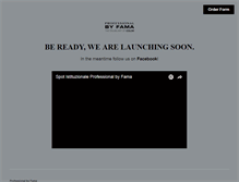 Tablet Screenshot of professionalbyfama.com